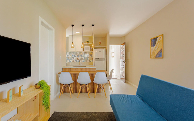 VT05 Maravilhoso Quarto e Sala a 300m da Praia