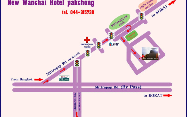 New Wanchai Hotel Pakchong