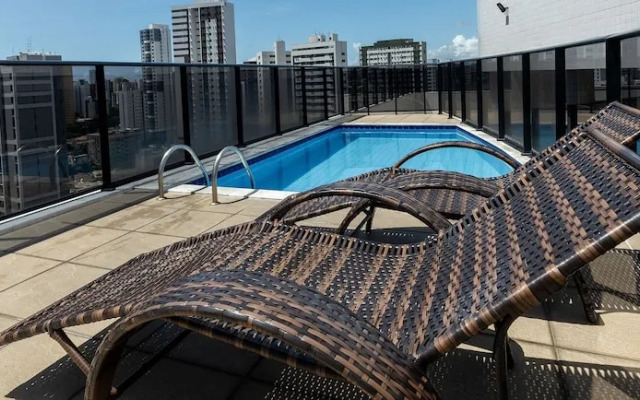 Flat 206 no Parque da Jaqueira-SH032