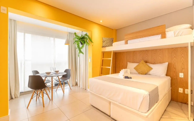 Easy Star - Moderno Studio ao lado da Faria Lima - FE02G
