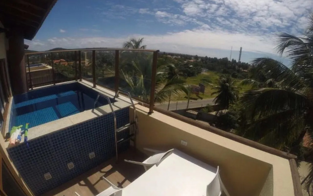 Cobertura Beira-Mar c/ Piscina Privativa – Barra Bali 417