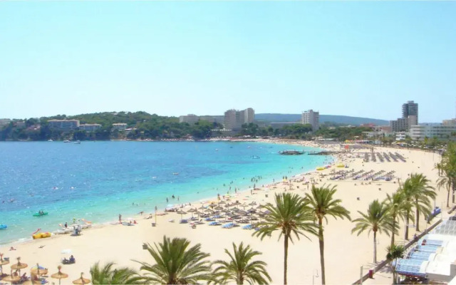The Villa Located in Cala Vinyes, has a Private Pool