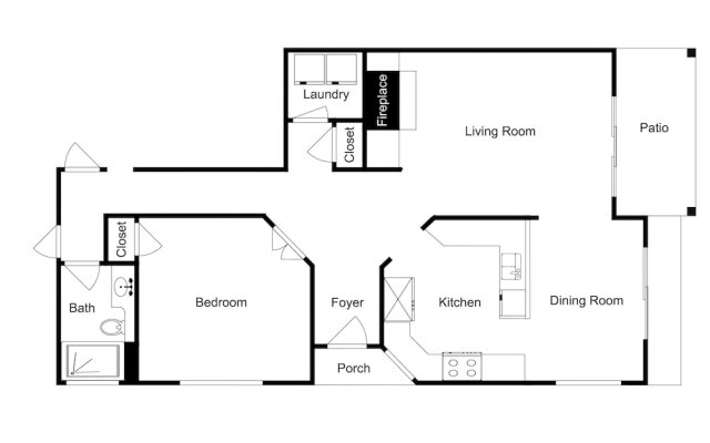 54636 Shoal Creek Condo 3 Bedrooms 2 Bathrooms Townhouse