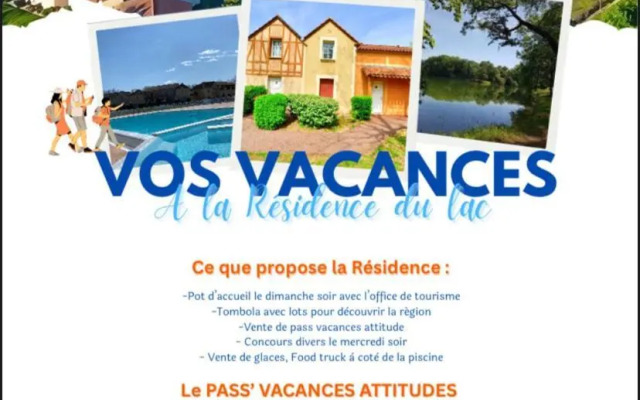 Residence du Lac,Apt 2P, 5 pers,Monflanquin