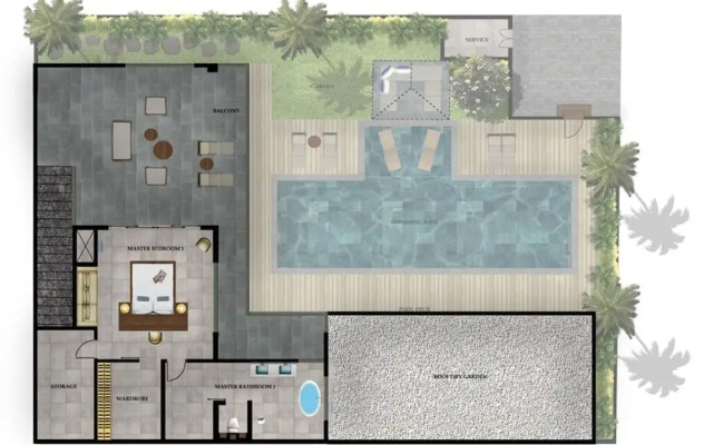 Niko 2 R New Villa Close to Finns Beach Club