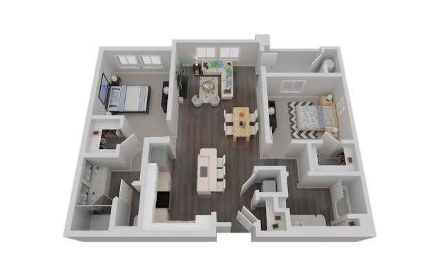 Chic Apt w Jacuzzi Pool BBQ Mountain Views