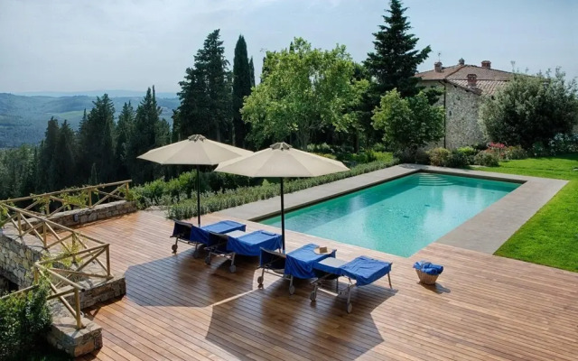 Luxury Chianti in La Farfalla in Panzano Chianti