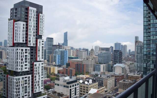 Modern Downtown Studio With City Views Balcony