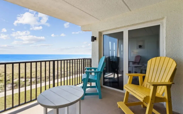 Oceanfront Beach Condo with Private Balcony, Short Walk to Pool and Beach by RedAwning