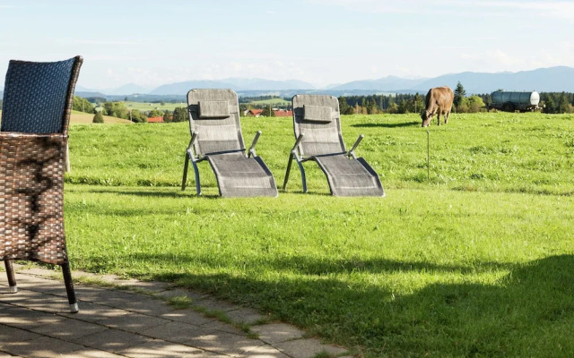 Tolles Bauernhaus im Allgaeu mit Alpenblick