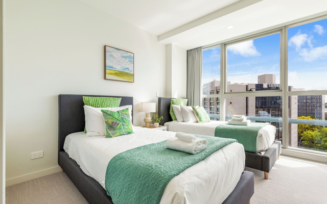 Brand New! Luxe 3BR In Aotea Square I Zodiak Stays – Guest Rooms – Auckland