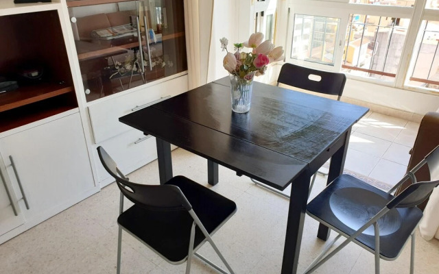 Studio in Fuengirola with wonderful sea view shared pool terrace