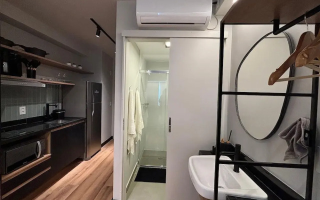 Studio na avenida 9 de julho