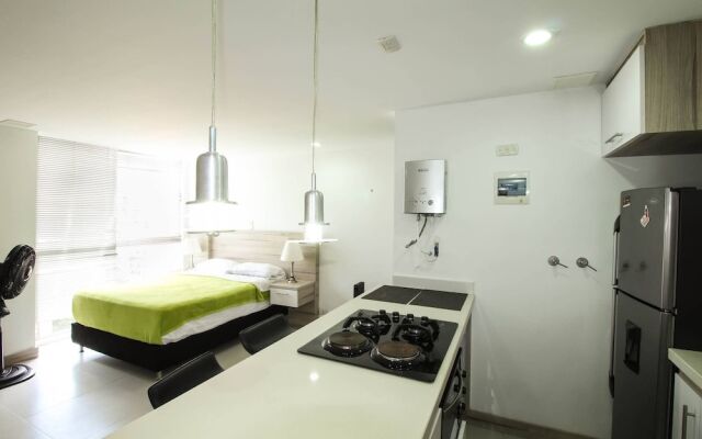 Apartamento Estudio Con 3 Camas Poblado Piso Alto