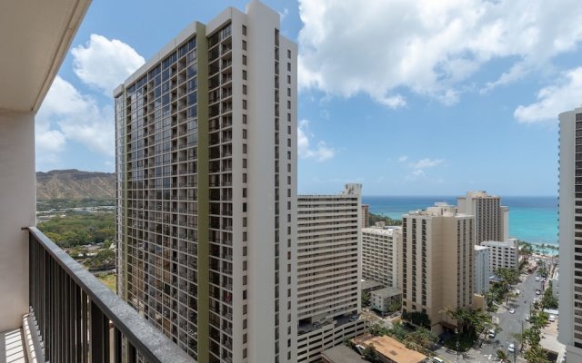 Newly Remodeled Corner Unit at the Waikiki Banyan with Diamond Head Views by Koko Resort Vacation Rentals