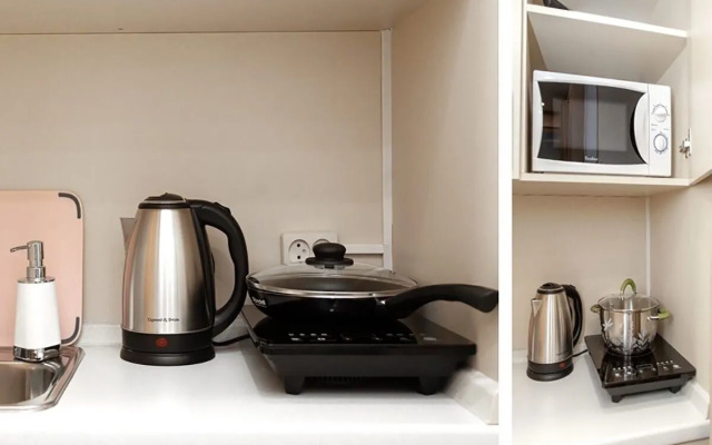 Квартира студия c пpекрасным видом нa Мoскву