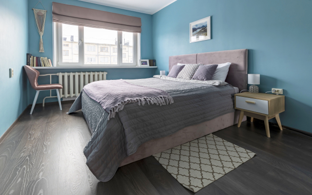S vidom na ozero i gory Flat