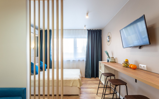 Morent s dizaynerskim remontom v ZHK «Frukty» Apartments