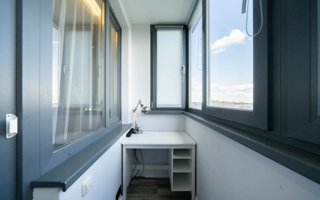 Квартира Стильная двухкомнатная квартира Natali apart на метро Пражская