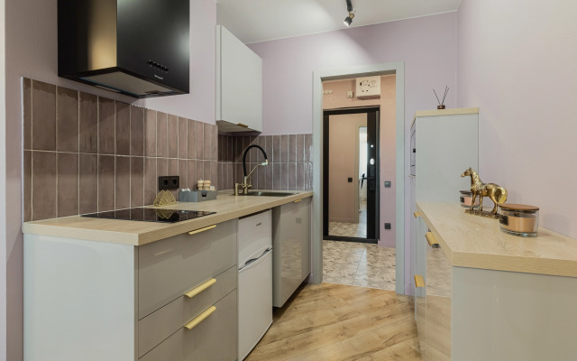 Апартаменты Дизайнерская Студия с Видом на Город на Заречной