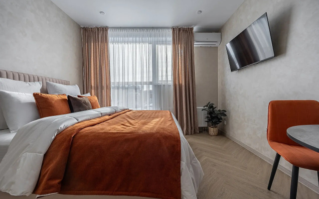 Апартаменты 2-Местные Аура рядом с ТРЦ Небо