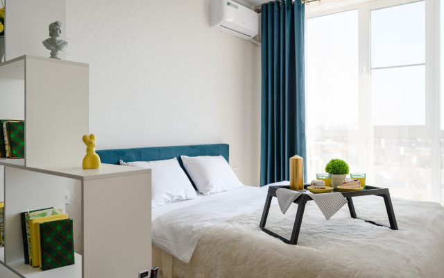 Green FOX s sovremennym remontom v ZhK Lotos Park Flat