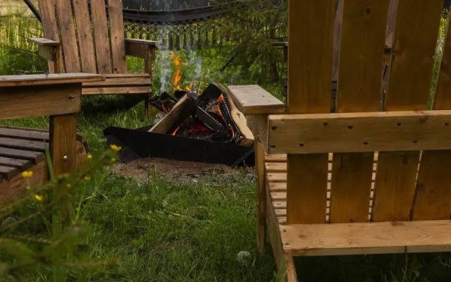 Частный дом с большим сибирским банным чаном