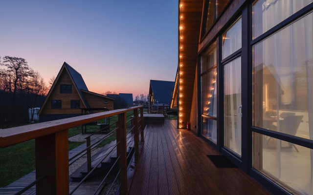 Частный дом С баней и террасой