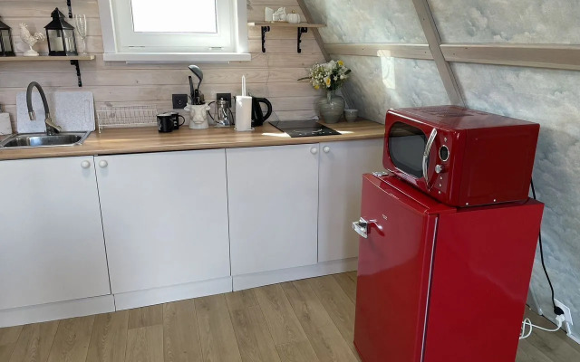 Частный дом А-фрeйм с баней и артезиaнским бaсceйном