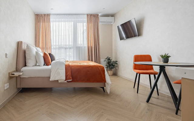 Апартаменты 2-Местные Аура рядом с ТРЦ Небо