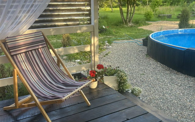 Частный Дом Баня с Собственной Террасой