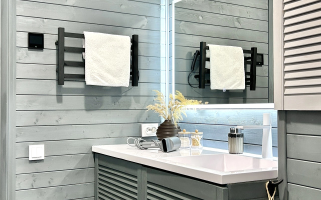 Частный Дом Баня с Собственной Террасой