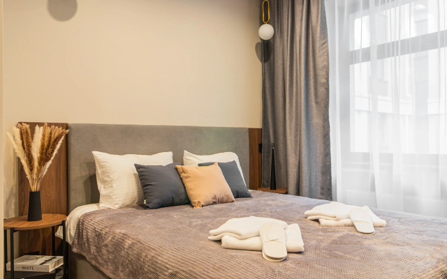 Апартаменты Отличная студия рядом с Невой