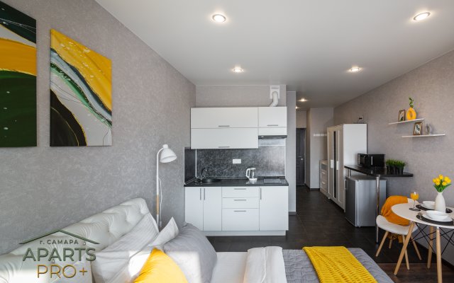 Квартира Aparts Pro Видовая 3-х местная студия с панорамным балконом в ЖК Арго на 12 этаже