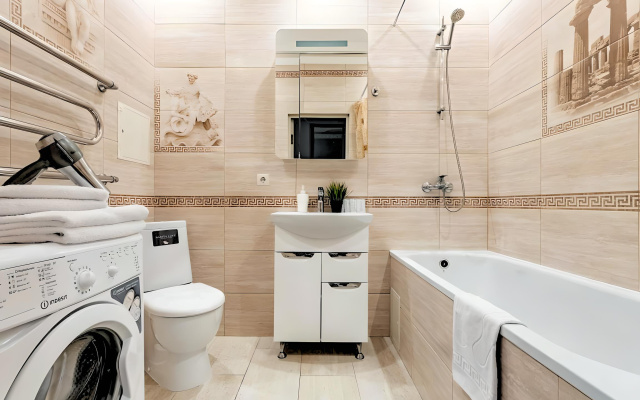 Двухместные апартаменты Luxury с 2 комнатами с балконом и с видом на город — фото 3