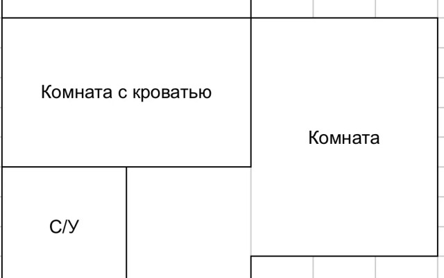 Квартира Современная 1 комнатная, 4 спальных места