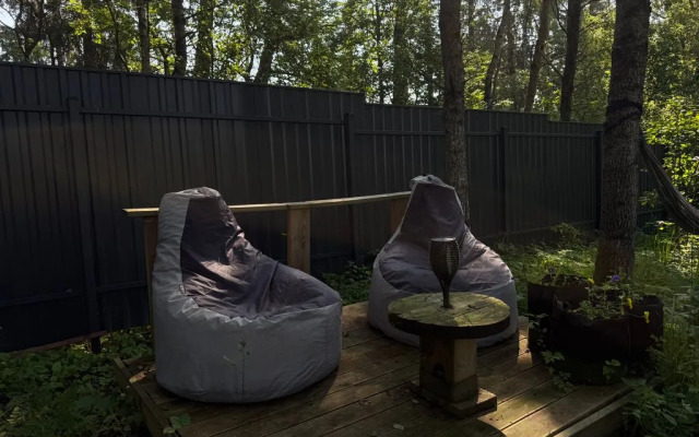 Частный дом с баней в лесу на берегу Истринского водохранилища