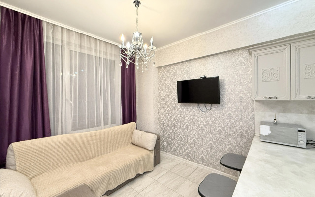 Квартира с дизайнерским ремонтом и красивым видом на город