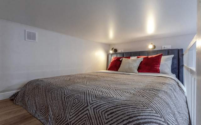 Апартаменты Четырёхместная Студия Новая Стильная на Жуковского 7