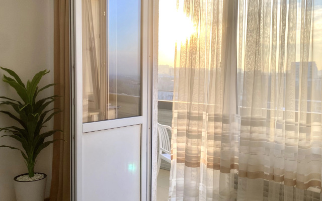 Квартира Уютная Студия с Видом на Город