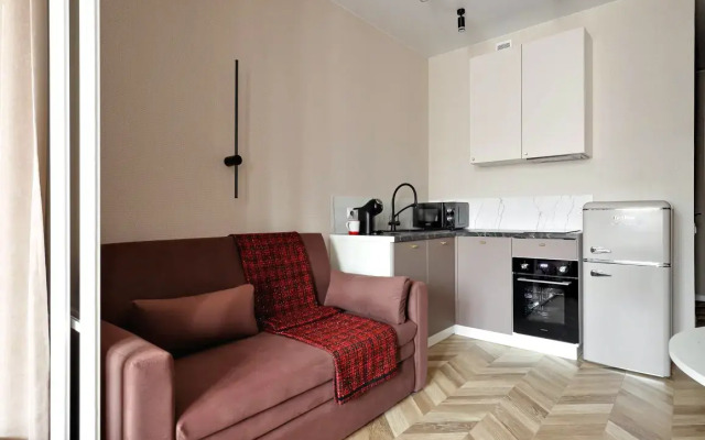 Studiya Bordo Flat in Abrikosovo residential complex