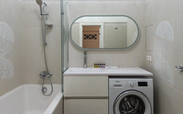 Flat Inn s vidom na Moskva-Siti na Shelepikhinskoy naberezhnoy Apartments