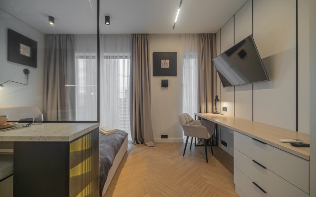 Апартаменты Комфортабельная Студия на 22 Этаже