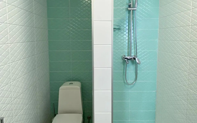 Апартаменты-студия 30 кв.м. с кроватью и балконом, 15 этаж