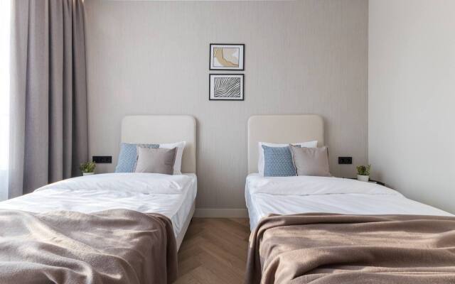 Апартаменты Happy Nova Стильная Трехкомнатная Квартира Рядом с Центром