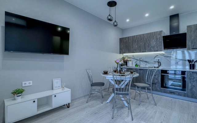 Квартира евро Green FOX для 4-х гостей в ЖК Бруклин