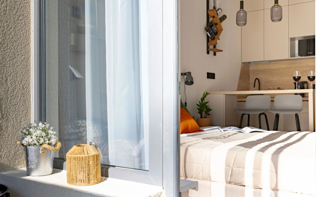 Апартаменты Wood Resort в Сестрорецке в комплексе с бассейном