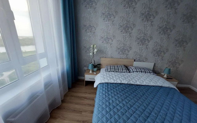 Квартира с видом на реку Кубань у парка Солнечный остров