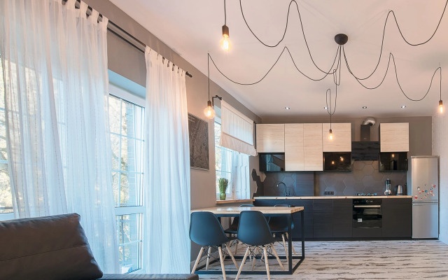 Квартира студия в стиле лофт