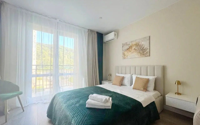 Квартира УК Атмосфера Перламутр с видом на горы